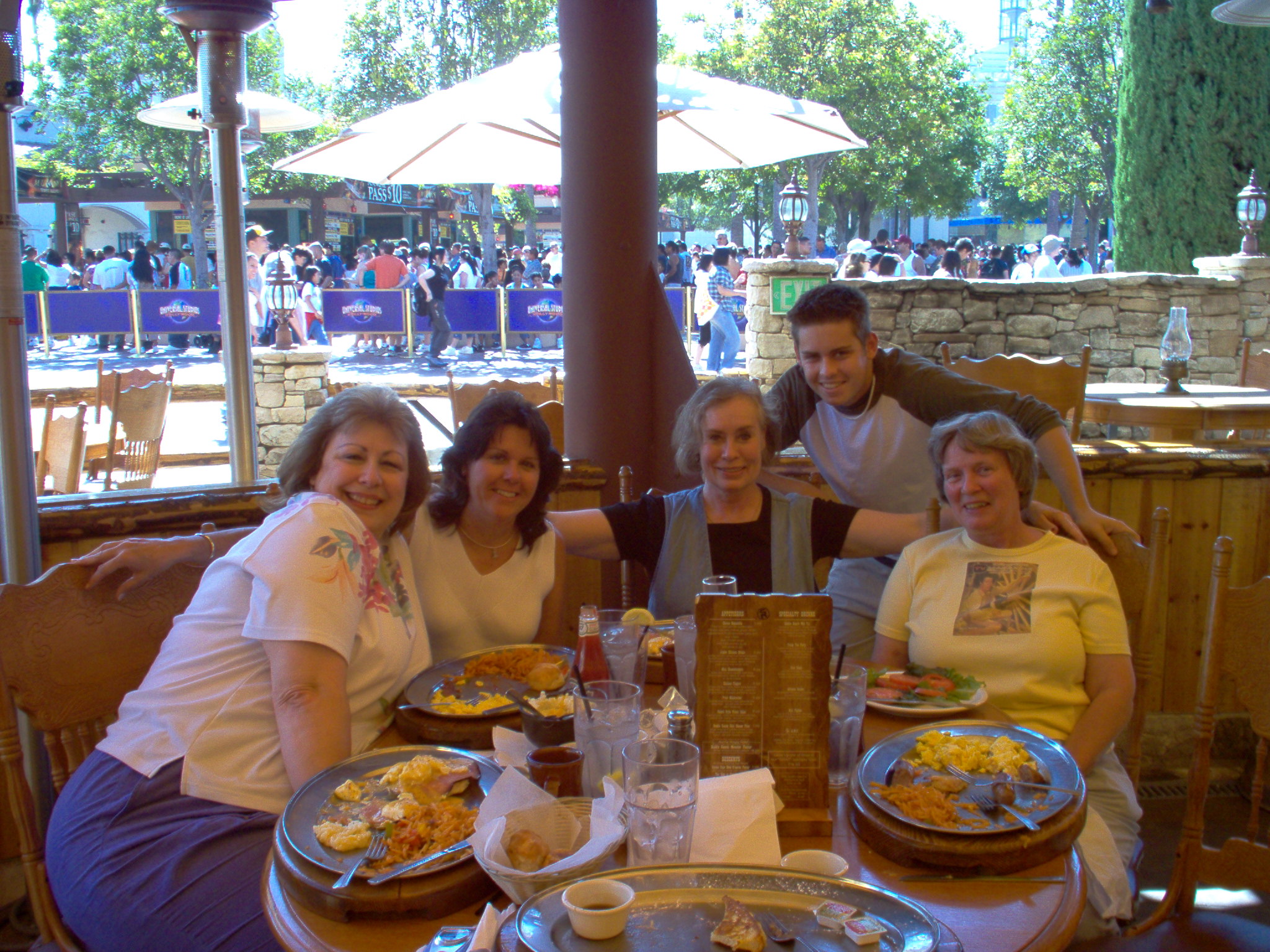 Marcella, Patty, Jacque, Brian (Patty's son), and Virginia